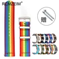 Bracelet montre nylon coloré 20 à 22 mm – 2