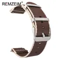 Bracelet montre nylon coloré 20 à 22 mm – Couleur du bracelet Noir gris (9)