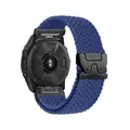 Bracelet montre nylon extensible 20 à 26 mm Garmin – Couleur blue
