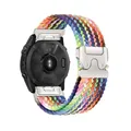 Bracelet montre nylon extensible 20 à 26 mm Garmin – Couleur colorful