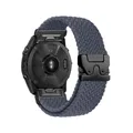 Bracelet montre nylon extensible 20 à 26 mm Garmin – Couleur dark grey