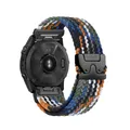 Bracelet montre nylon extensible 20 à 26 mm Garmin – Couleur denim color