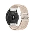 Bracelet montre nylon extensible 20 à 26 mm Garmin – Couleur Milk tea color