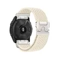 Bracelet montre nylon extensible 20 à 26 mm Garmin – Couleur Starlight color