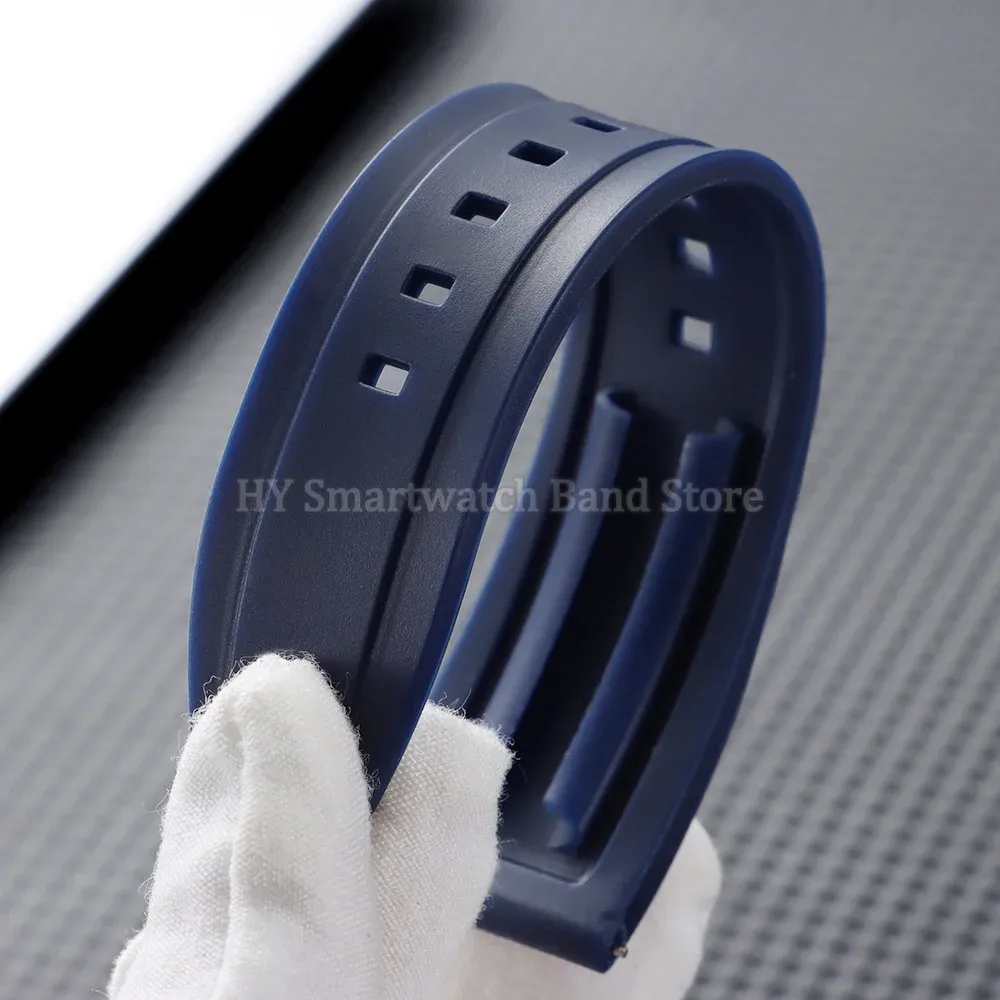Bracelet montre silicone 18 à 24 mm étanche