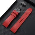 Bracelet montre silicone 18 à 24 mm étanche – Couleur du bracelet Red-Black