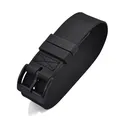 Bracelet montre silicone 20 à 22 mm doux – Couleur du bracelet Black-Black Buckle