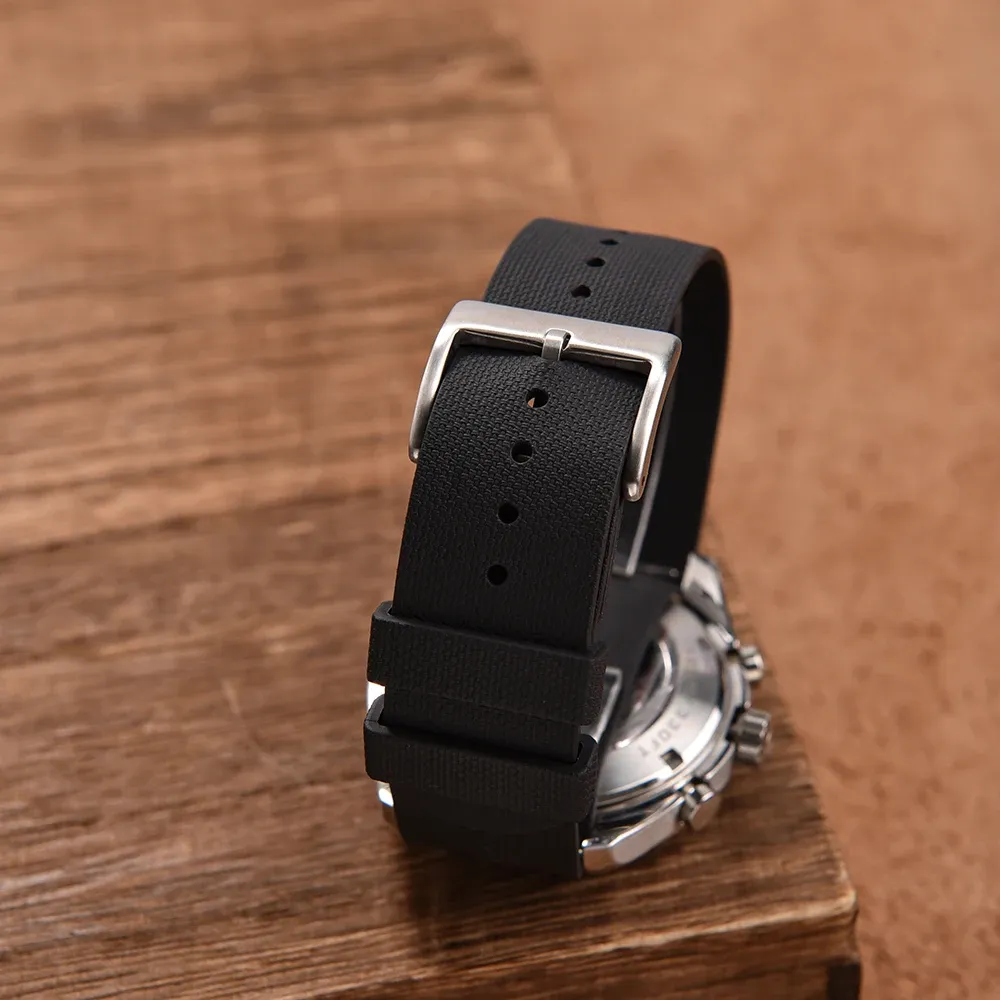 Bracelet montre silicone 20 à 22 mm doux