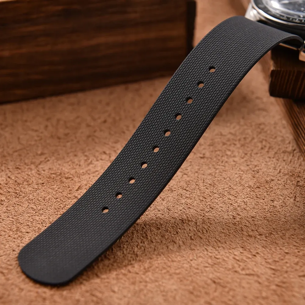 Bracelet montre silicone 20 à 22 mm doux