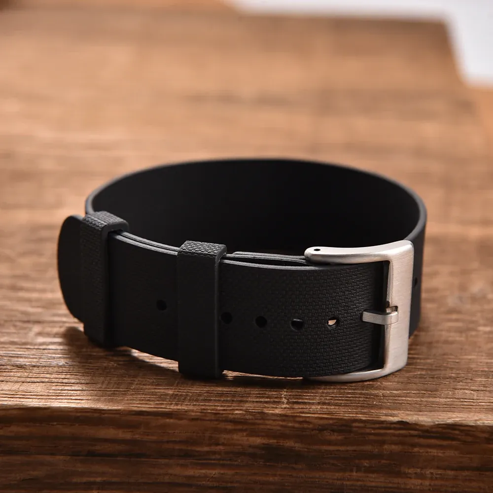 Bracelet montre silicone 20 à 22 mm doux