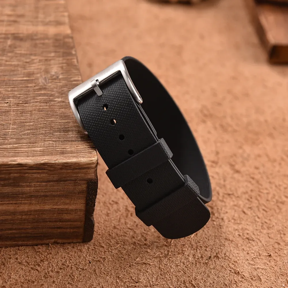 Bracelet montre silicone 20 à 22 mm doux