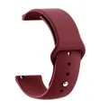 Bracelet montre silicone 20 à 22 mm pour Garmin Vivoactive – Couleur du bracelet 15-Wine-red