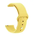 Bracelet montre silicone 20 à 22 mm pour Garmin Vivoactive – Couleur du bracelet 17-Mellow-Yellow