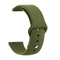 Bracelet montre silicone 20 à 22 mm pour Garmin Vivoactive – Couleur du bracelet 29-Olives