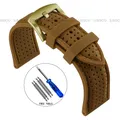 Bracelet montre silicone 20 à 26 mm – Couleur du bracelet Brown 3