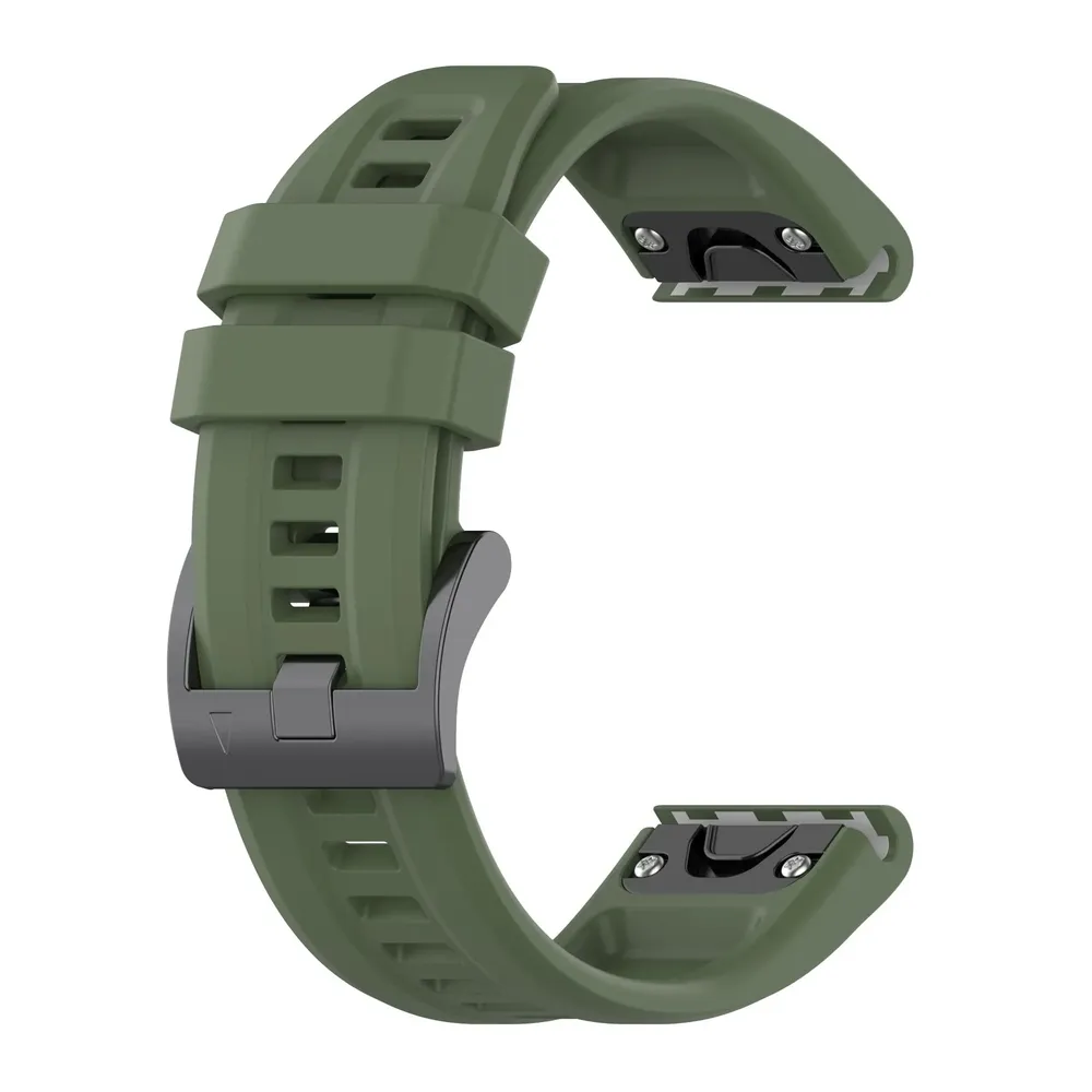 Bracelet montre silicone 20 à 26 mm