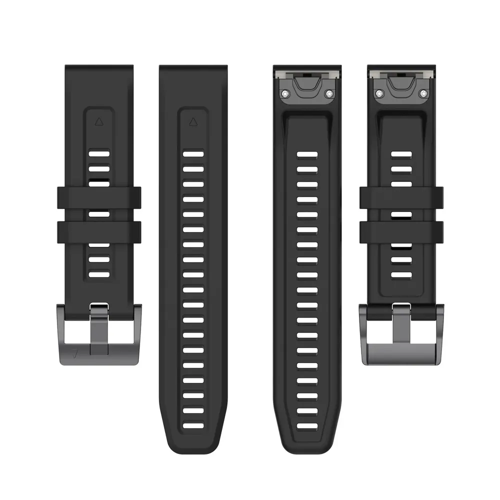 Bracelet montre silicone 20 à 26 mm
