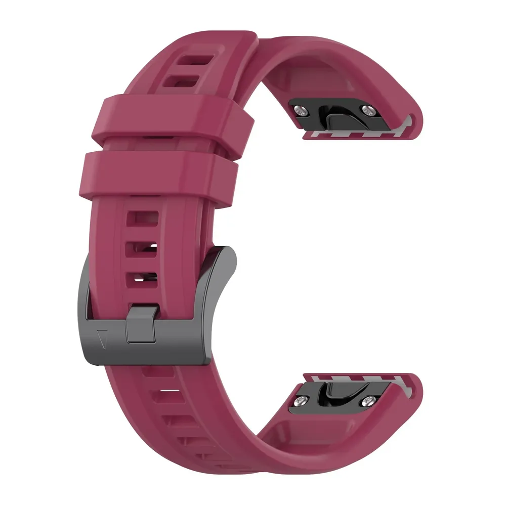 Bracelet montre silicone 20 à 26 mm