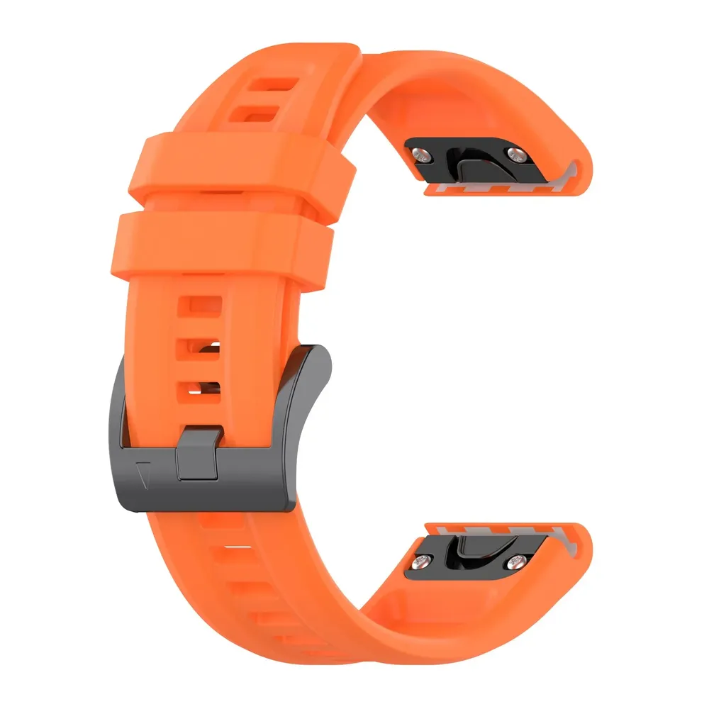 Bracelet montre silicone 20 à 26 mm