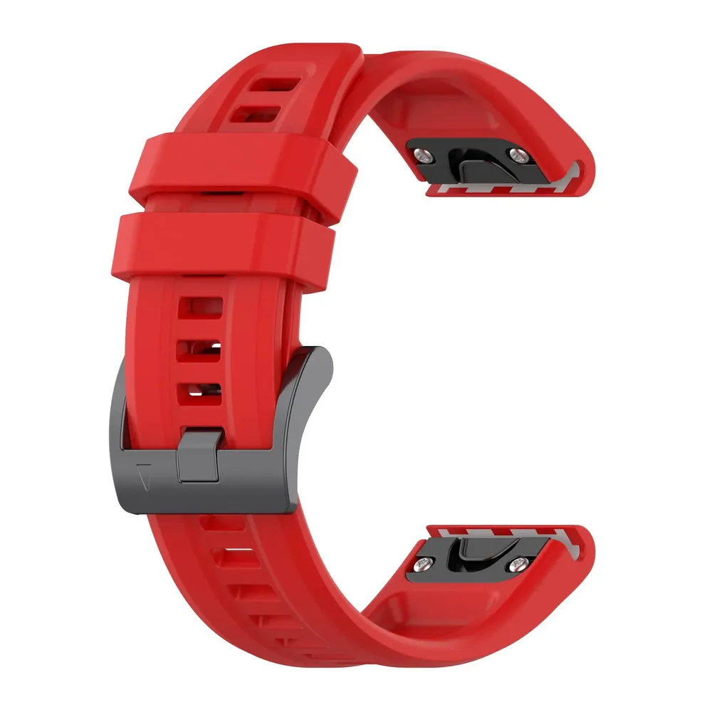 Bracelet montre silicone 20 à 26 mm