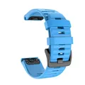 Bracelet montre silicone 20 à 26 mm Garmin Fenix – Couleur du bracelet Blue