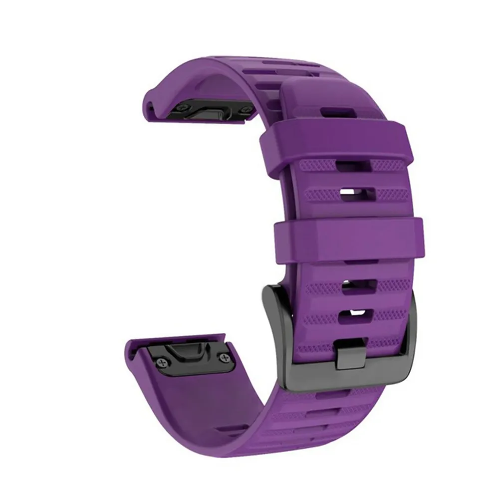 Bracelet montre silicone 20 à 26 mm Garmin Fenix