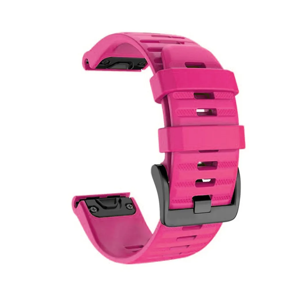 Bracelet montre silicone 20 à 26 mm Garmin Fenix