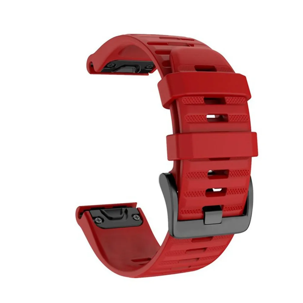 Bracelet montre silicone 20 à 26 mm Garmin Fenix