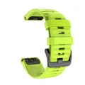 Bracelet montre silicone 20 à 26 mm Garmin Fenix – Couleur du bracelet Green