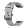 Bracelet montre silicone 20 à 26 mm – Couleur du bracelet Grey
