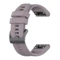 Bracelet montre silicone 20 à 26 mm – Couleur du bracelet Smoke purple