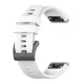Bracelet montre silicone 20 à 26 mm – Couleur du bracelet White