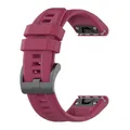 Bracelet montre silicone 20 à 26 mm – Couleur du bracelet Wine red