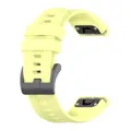 Bracelet montre silicone 20 à 26 mm – Couleur du bracelet Yellow