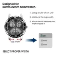 Bracelet montre silicone 20 et 22 mm – 2