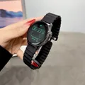 Bracelet montre silicone 20 et 22 mm – Couleur du bracelet Black