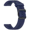 Bracelet montre silicone 20 et 22 mm – Couleur du bracelet Dark blue