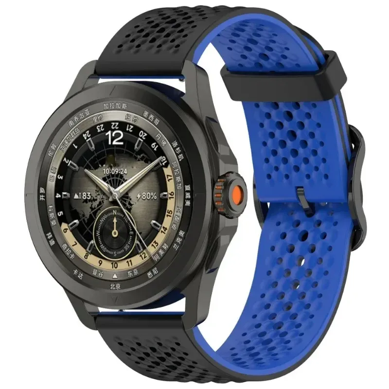 Bracelet montre silicone 20 et 22 mm