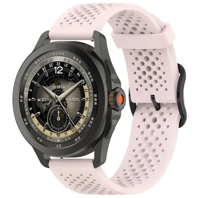 Bracelet montre silicone 20 et 22 mm