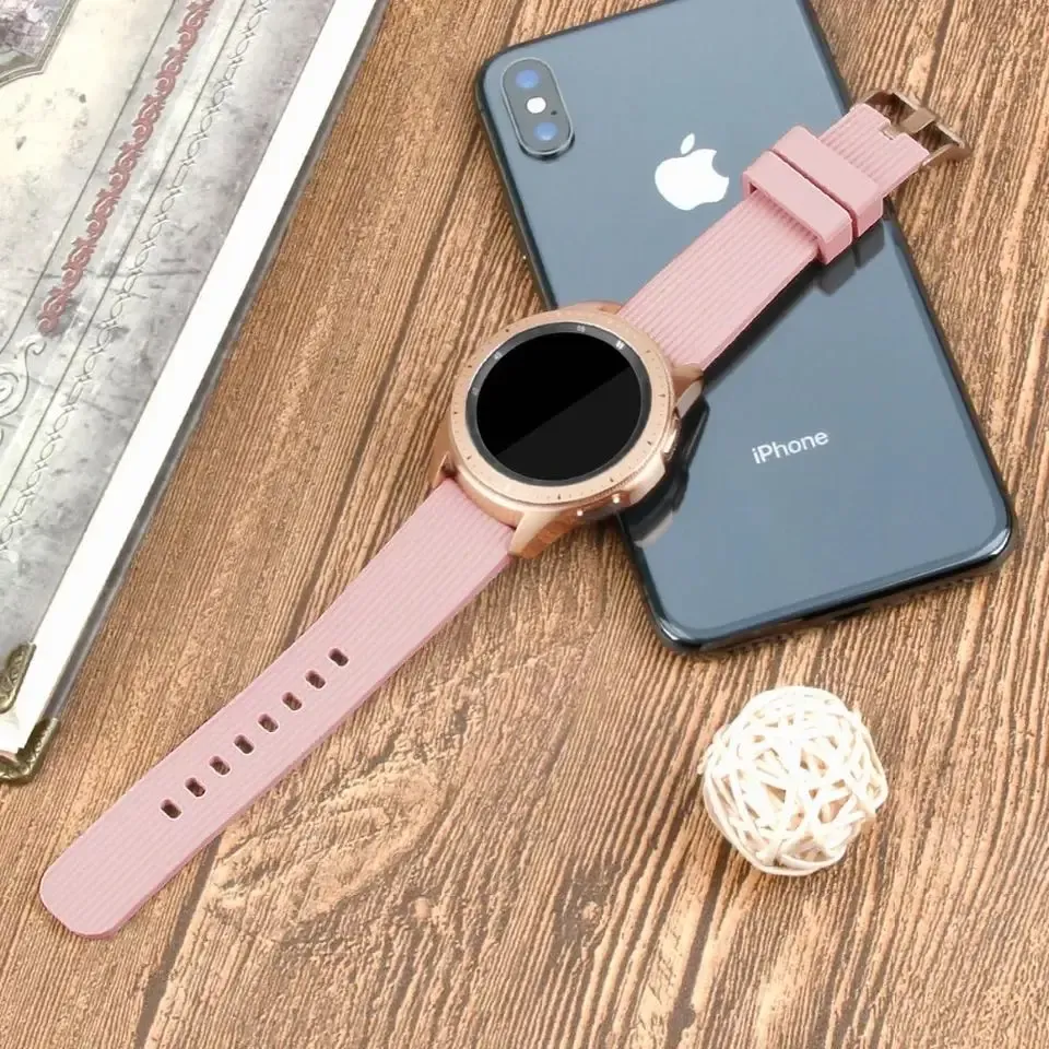 Bracelet montre silicone 20 et 22 mm