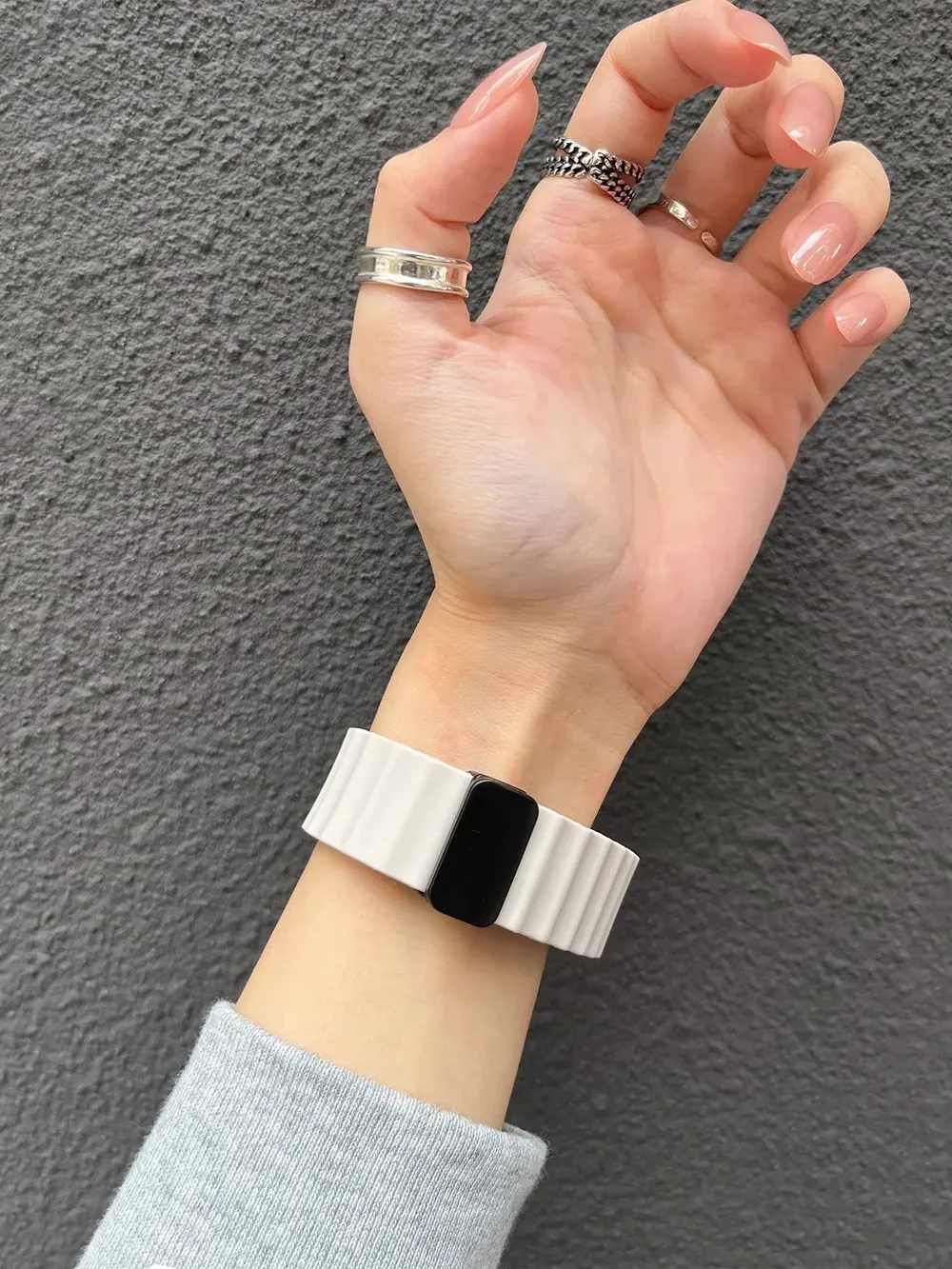 Bracelet montre silicone 20 et 22 mm