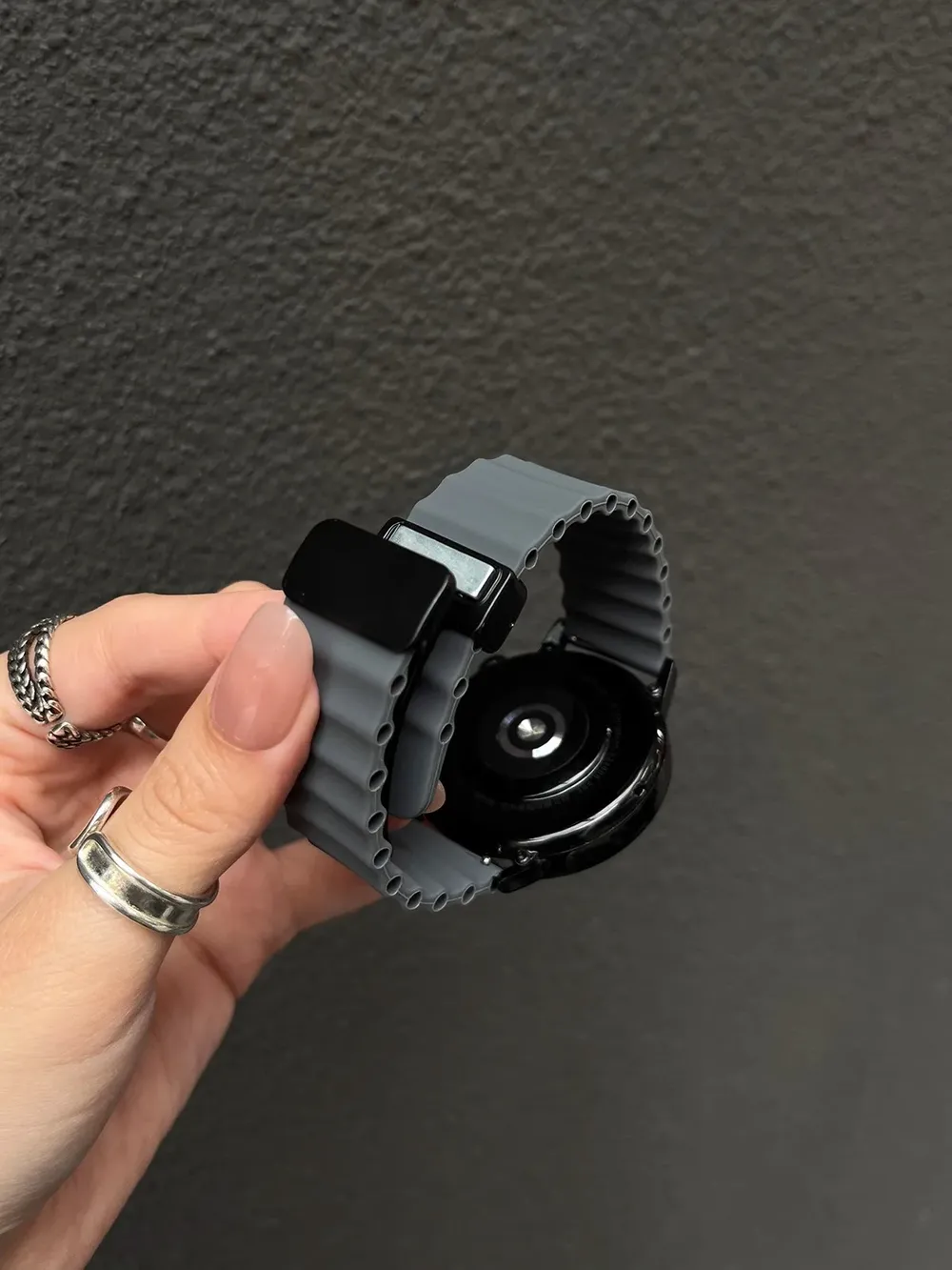 Bracelet montre silicone 20 et 22 mm