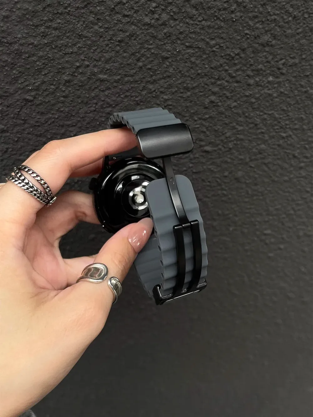 Bracelet montre silicone 20 et 22 mm