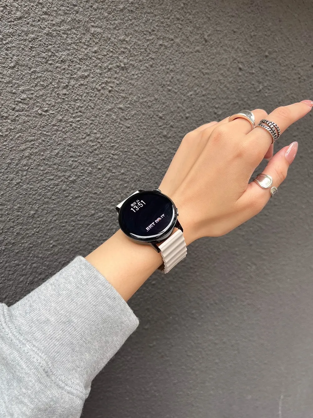 Bracelet montre silicone 20 et 22 mm