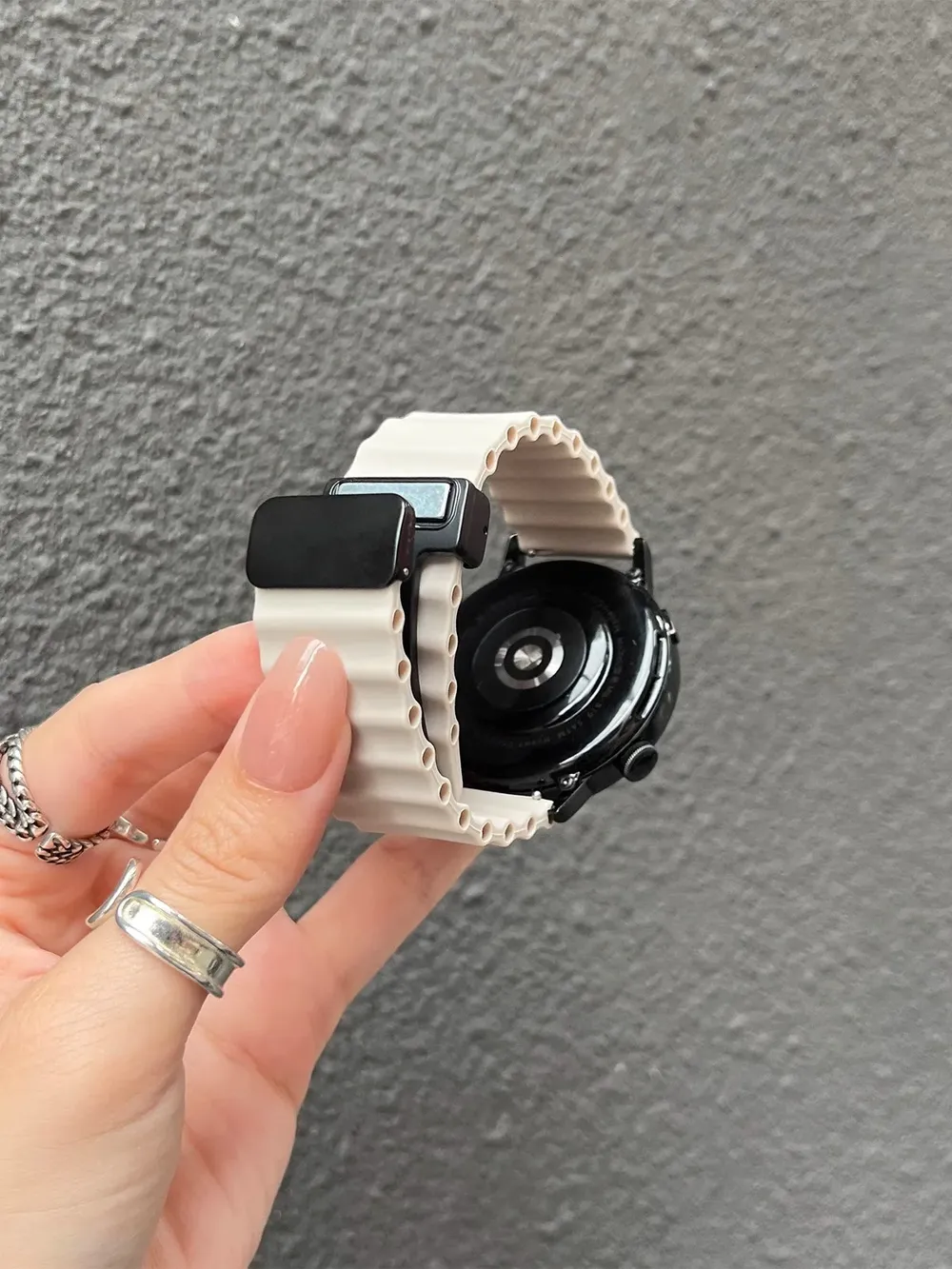 Bracelet montre silicone 20 et 22 mm