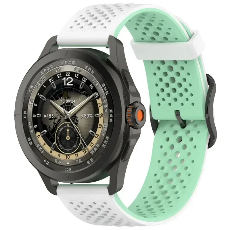 Bracelet montre silicone 20 et 22 mm