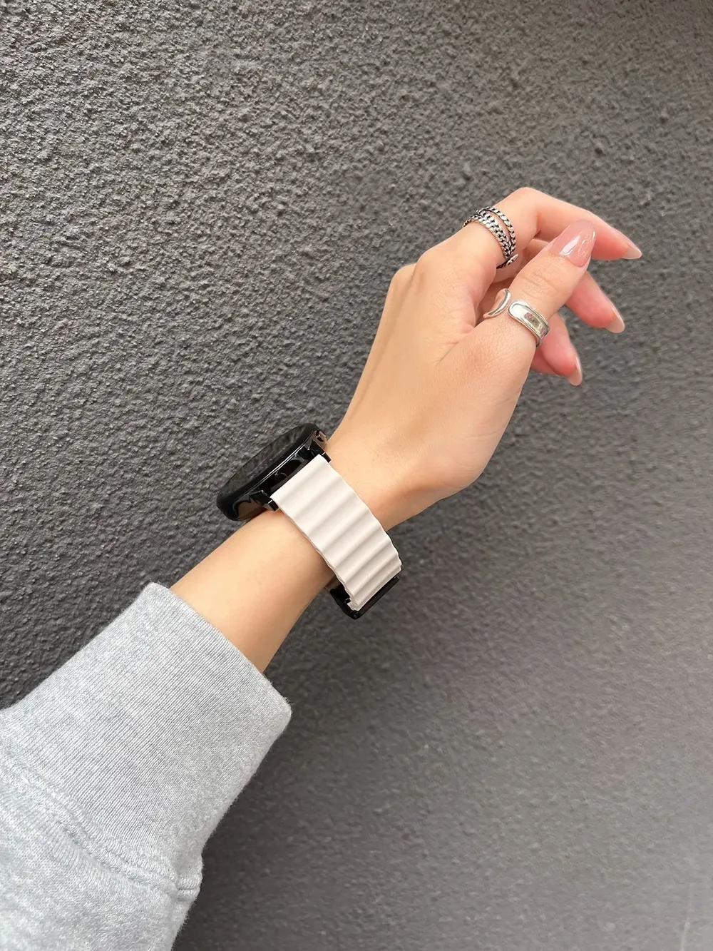 Bracelet montre silicone 20 et 22 mm