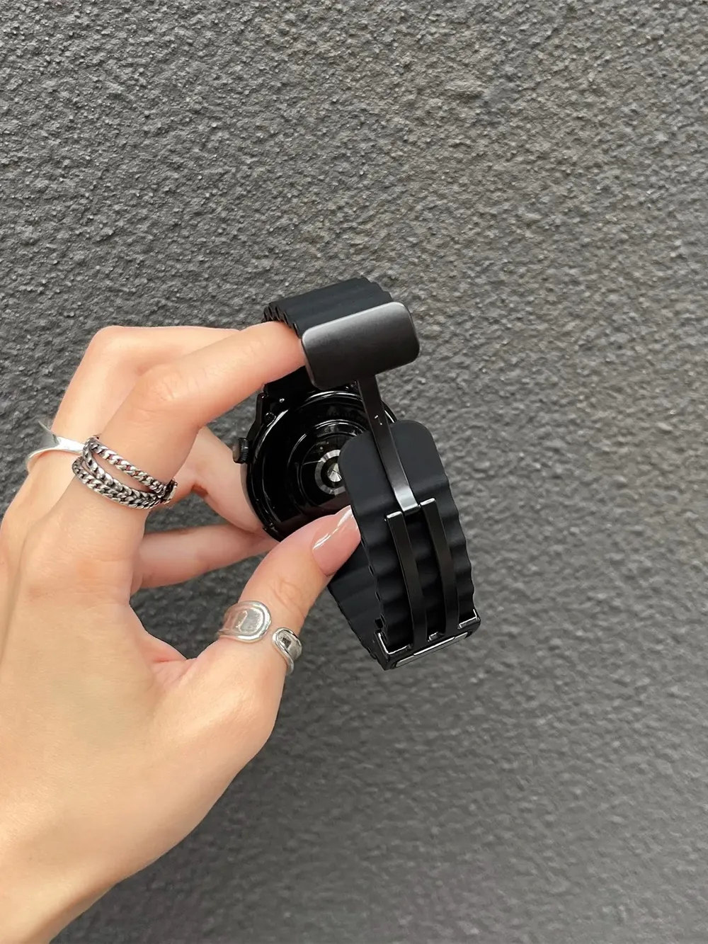 Bracelet montre silicone 20 et 22 mm