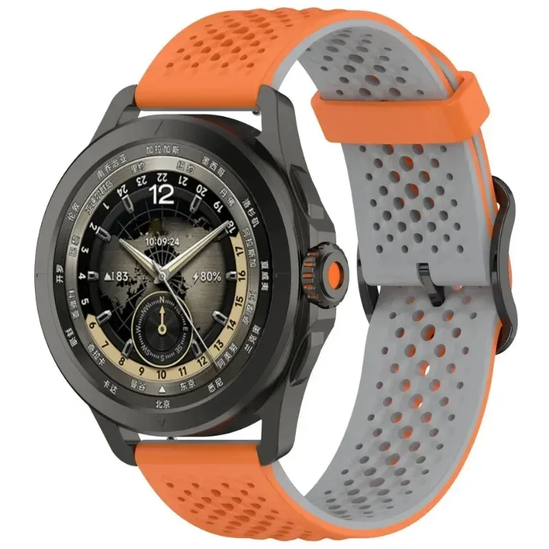 Bracelet montre silicone 20 et 22 mm