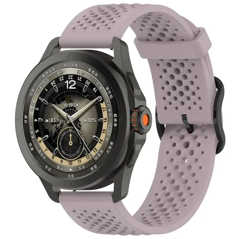 Bracelet montre silicone 20 et 22 mm